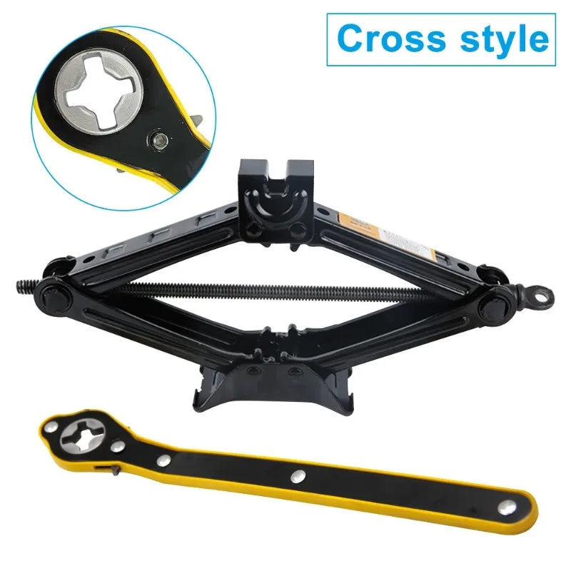 Auto Labor Saving Jack Ratchet Wrench Tire Jack Removal Wrench Cross car Labor Saving Wrench Rocker Arm