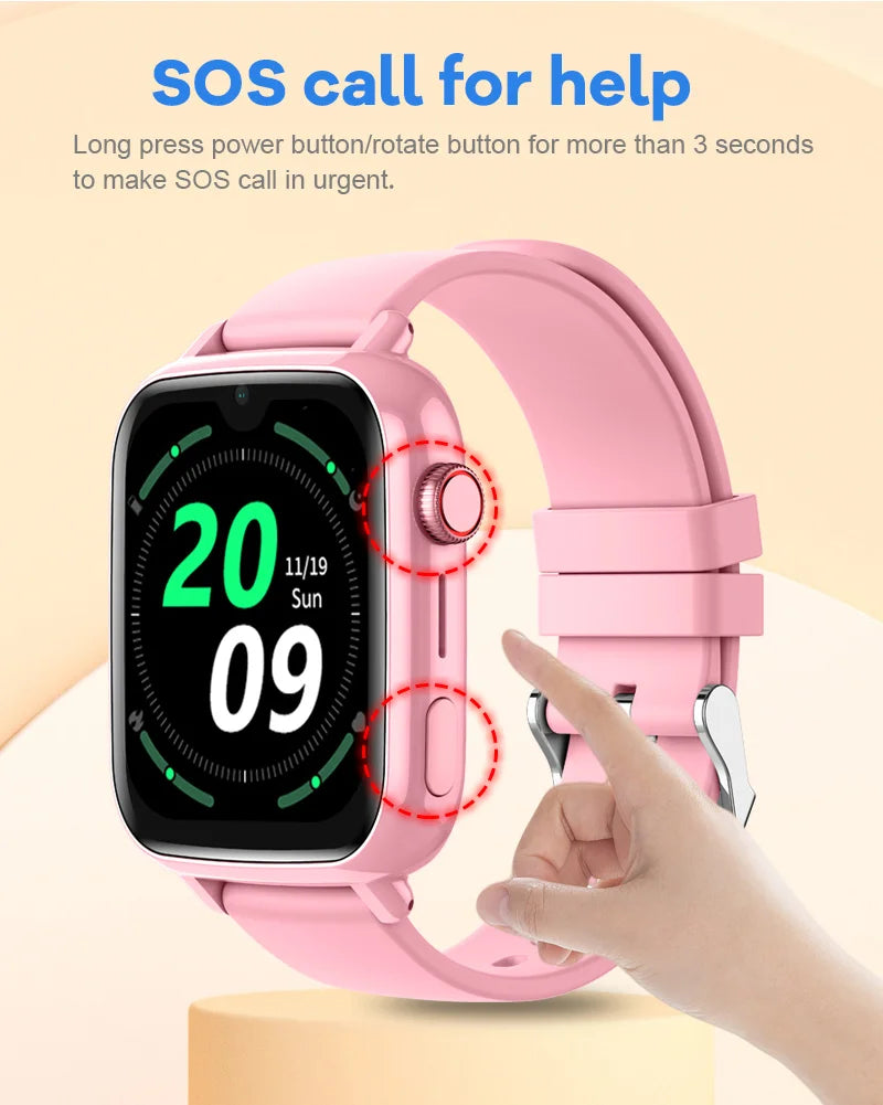 4G Kids Smart Watch with GPS Tracking and Video Call - Smarsty