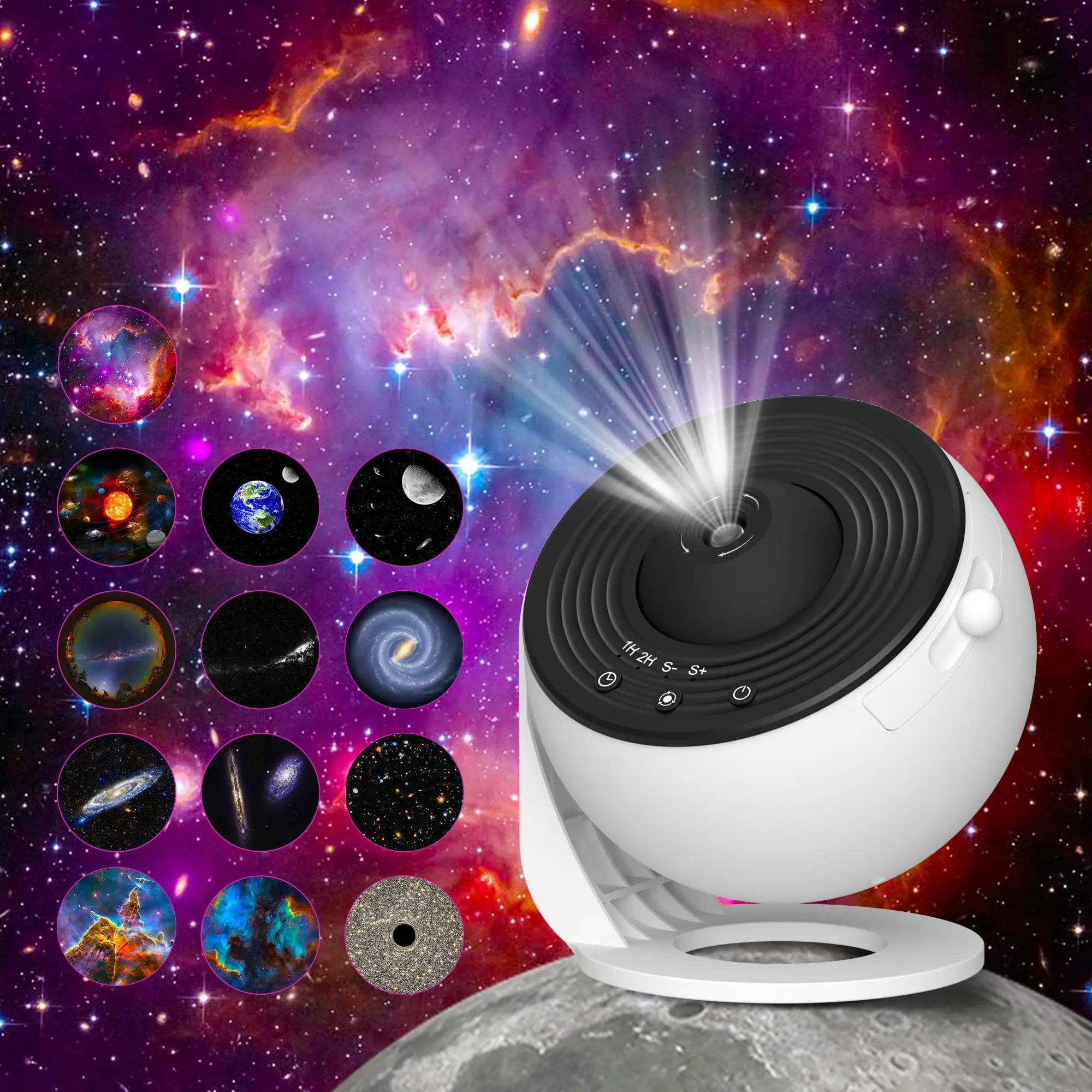 Galaxy Projector Night Light for Kids Bedroom - Smarsty