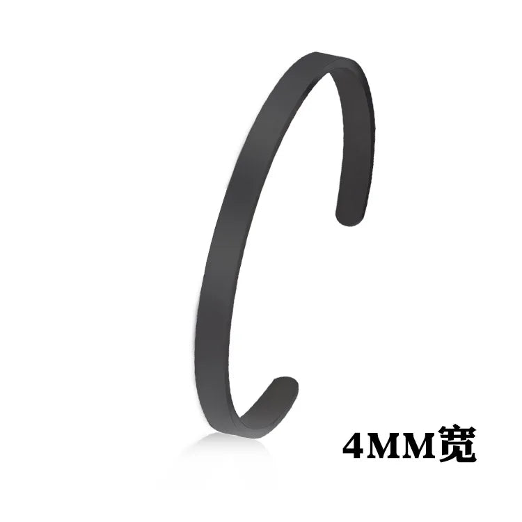 Adjustable Stainless Steel Men Bracelet Glossy Finish - Smarsty