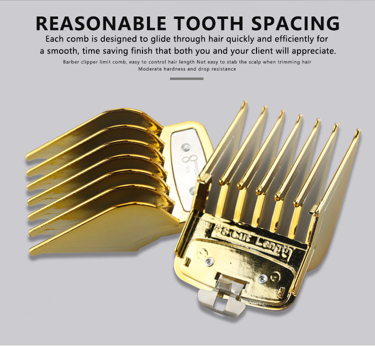 Professional Hair Clipper Guide Comb Set for Precise Haircuts - Smarsty