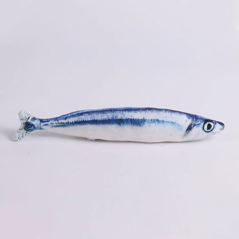 Interactive Cat Teasing Toy Fish Plush for Playtime - Smarsty