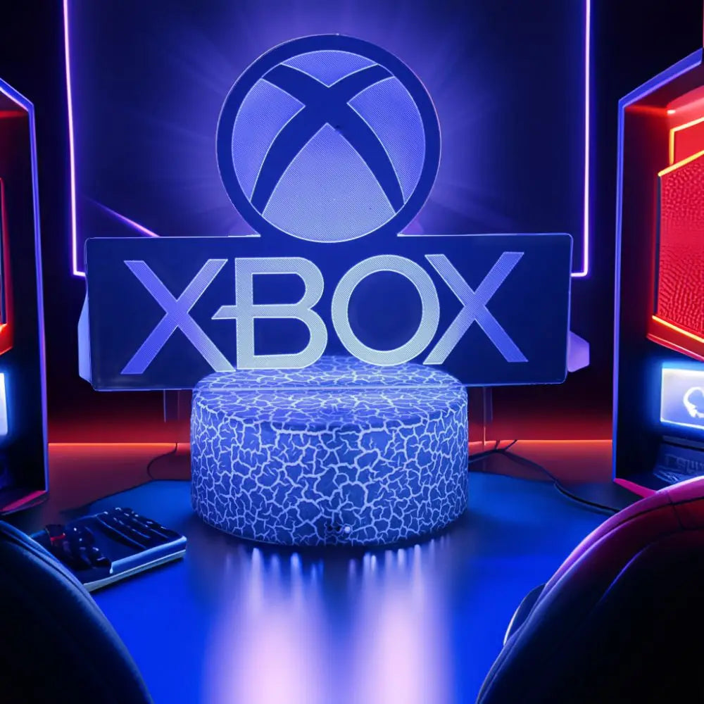 Neon Gamer 3D LED Night Light for Gaming Room - Smarsty