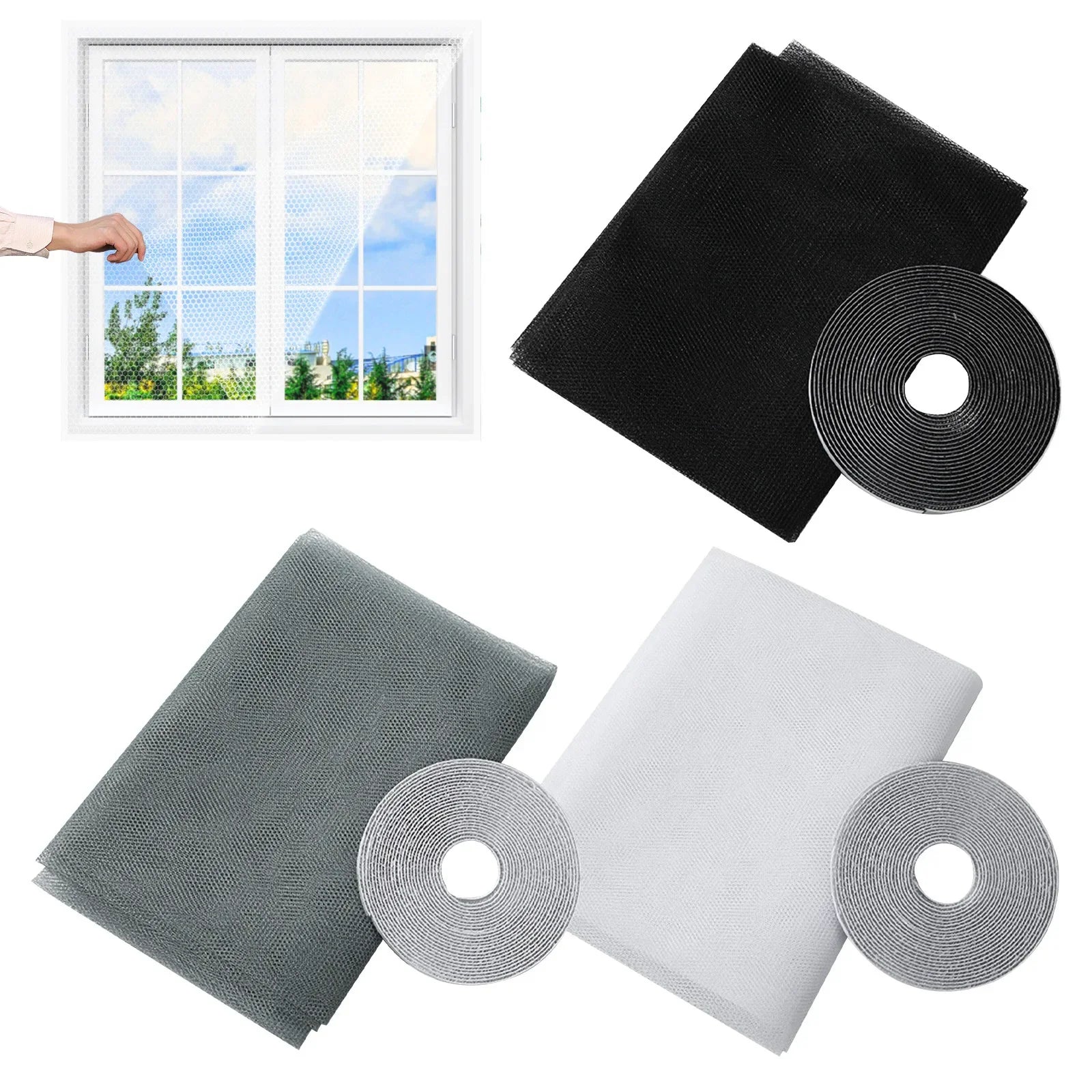 DIY Self-Adhesive Anti Mosquito Window Netting - Smarsty