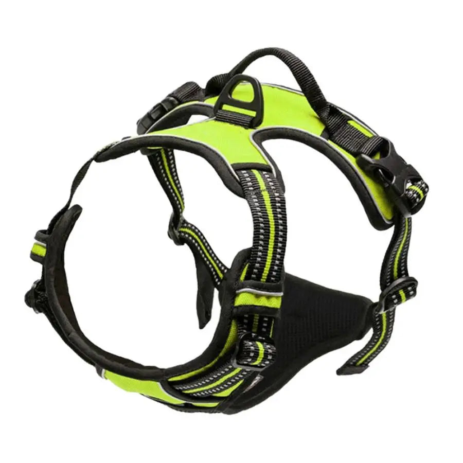 Heavy Duty Reflective No Pull Dog Harness with Easy Control Handle - Smarsty
