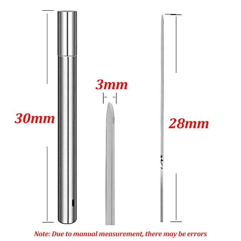 Stainless Steel Barbecue Skewers Reusable Easy Clean Design - Smarsty