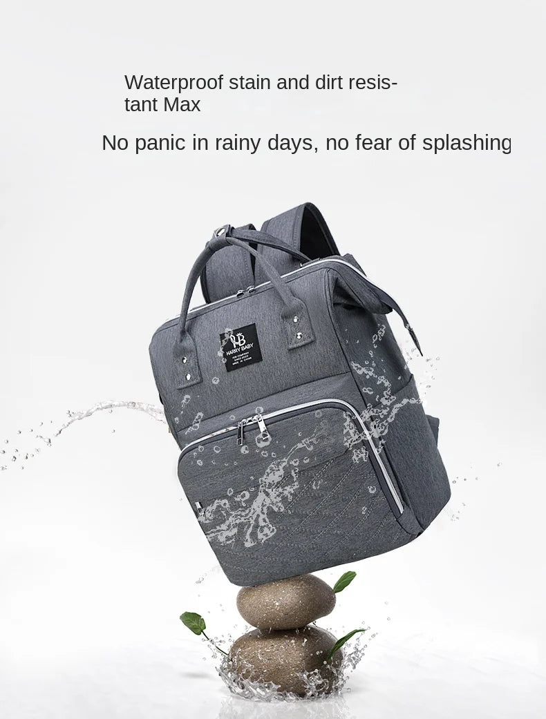 Mommy Diaper Bags Baby Stroller Hanging Bag Mother Large Capacity Nappy Backpacks with Changing Mat Convenient Baby Nursing Bags by Smarsty