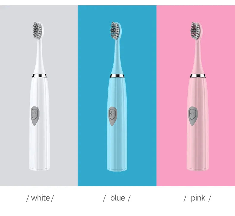 Portable Waterproof Electric Toothbrush with Soft Bristles - Smarsty