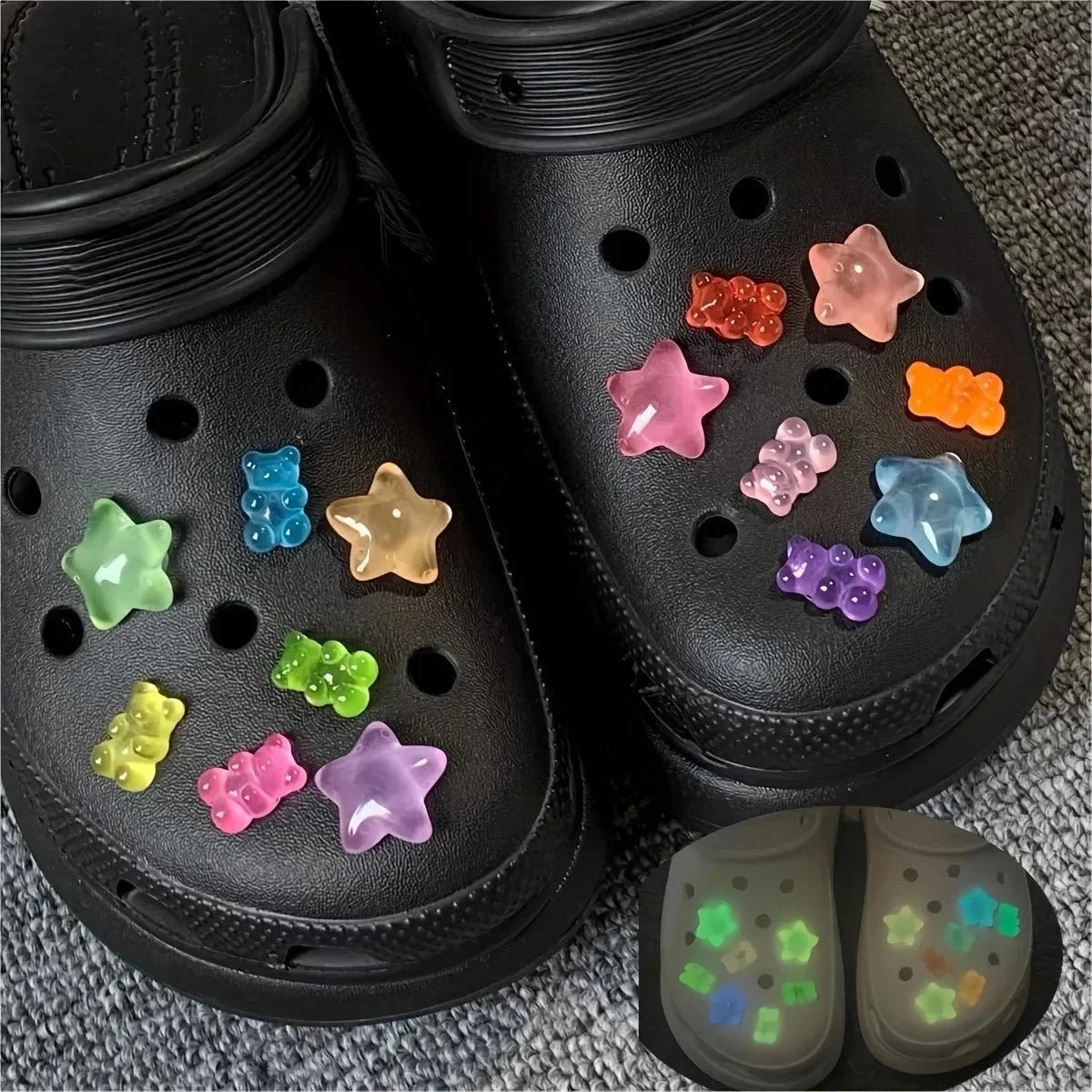 Shoe Charms for DIY Colored Diamond Crystal Shoe Buckle Decoration for Shoe Charm Accessories Kids Party Gift Shoes Decorations - Smarsty
