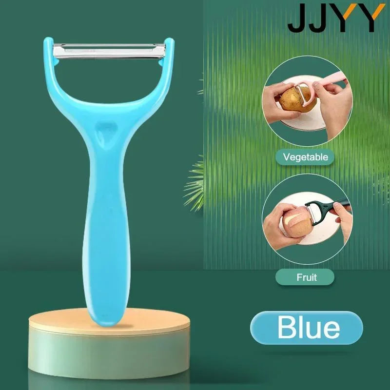 JJYY Fruit Peeling Knife Stainless Steel Peeler Peeling Apples Kitchen Vegetable Fruit Sharp Peeler Potato Peeler by Smarsty