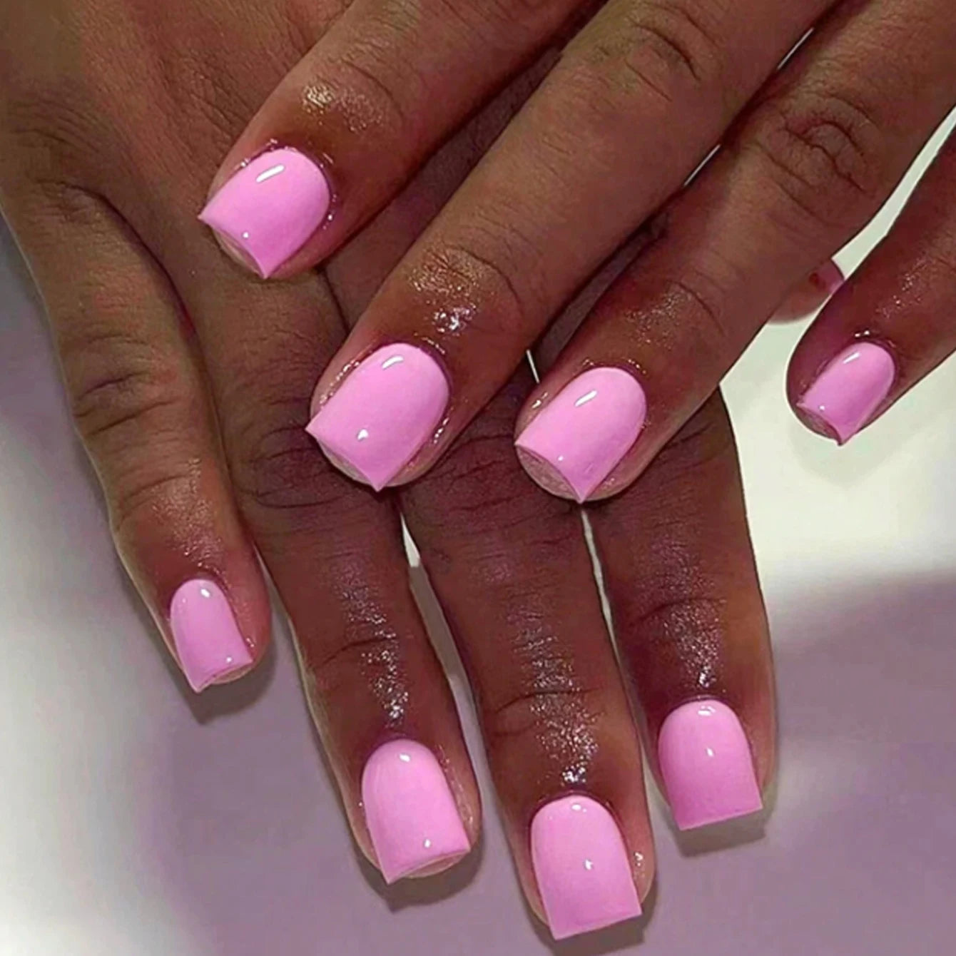 24pcs Black Square Press On Nails for Stunning Looks - Smarsty