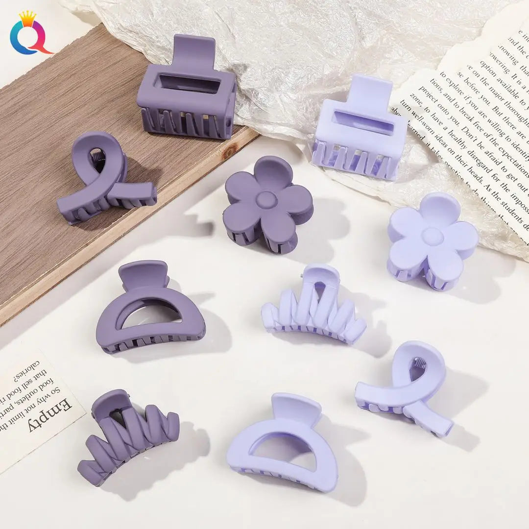 Small Flower Hair Claw Clips For Thin Hair Secure Hold - Smarsty