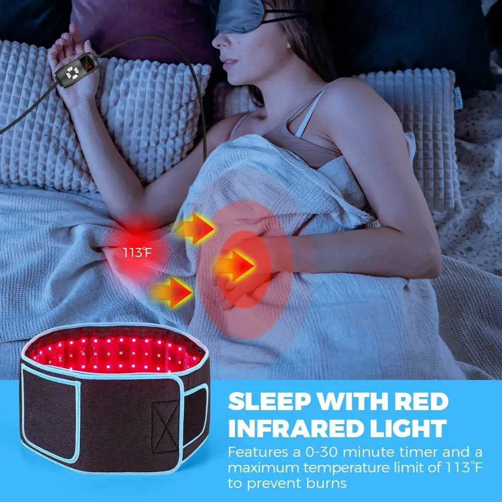 Red and Infrared Light Therapy Belt for Fat Burning - Smarsty