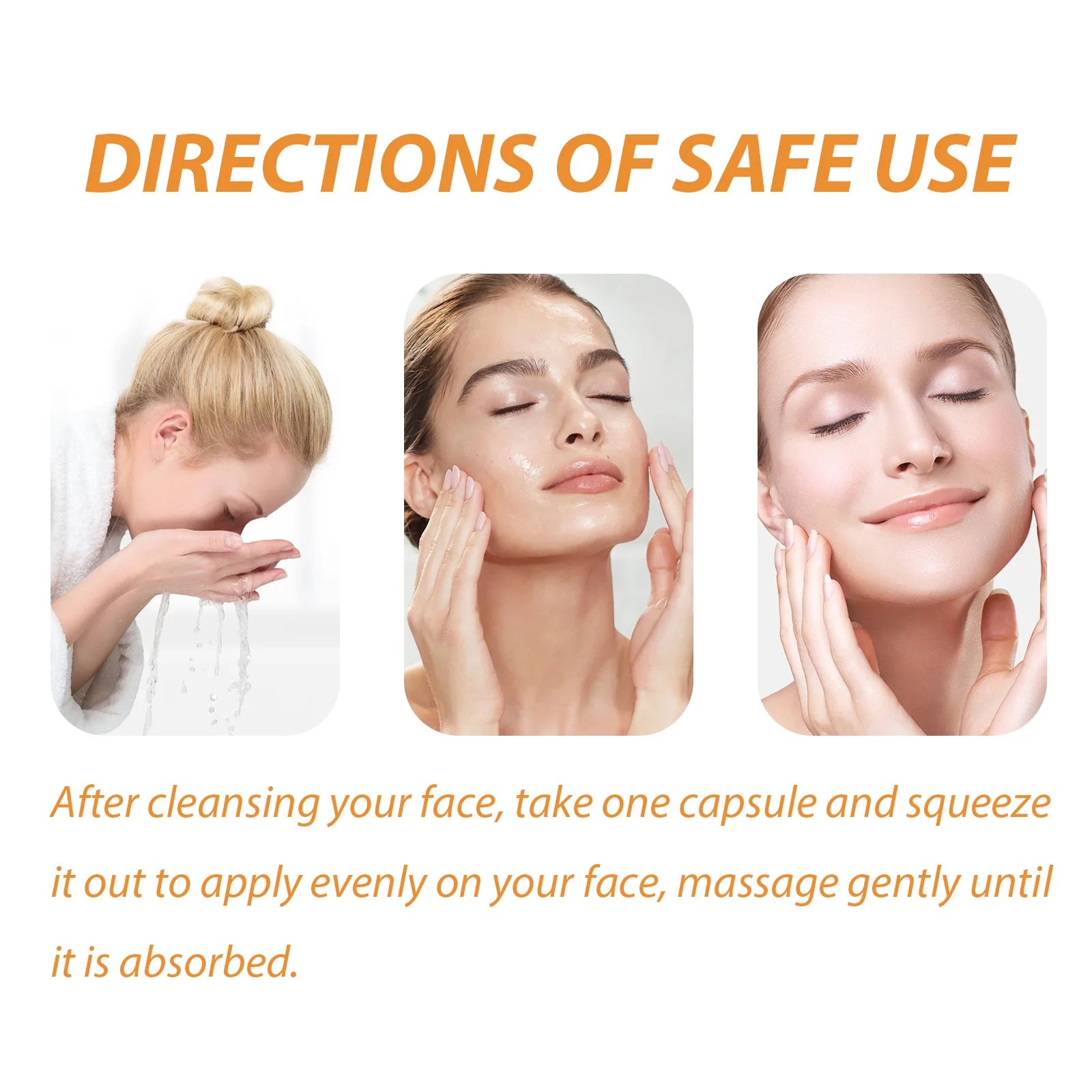 50Pcs Collagen Face Care Capsules Serum Spot Acne Wrinkle Remover Firming Whitening Hyaluronic Acid Essence Skin Care New style - Smarsty