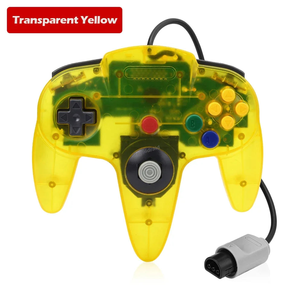 N64 Classic Wired Gamepad Controller With 8 Color Options - Smarsty