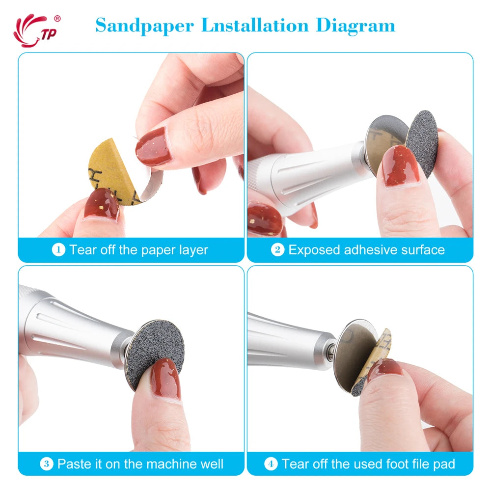 Pedicure Sandpaper Discs for Dead Skin Removal - Smarsty
