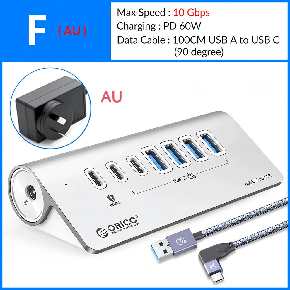 High Performance USB Docking Station With 10Gbps Hub
