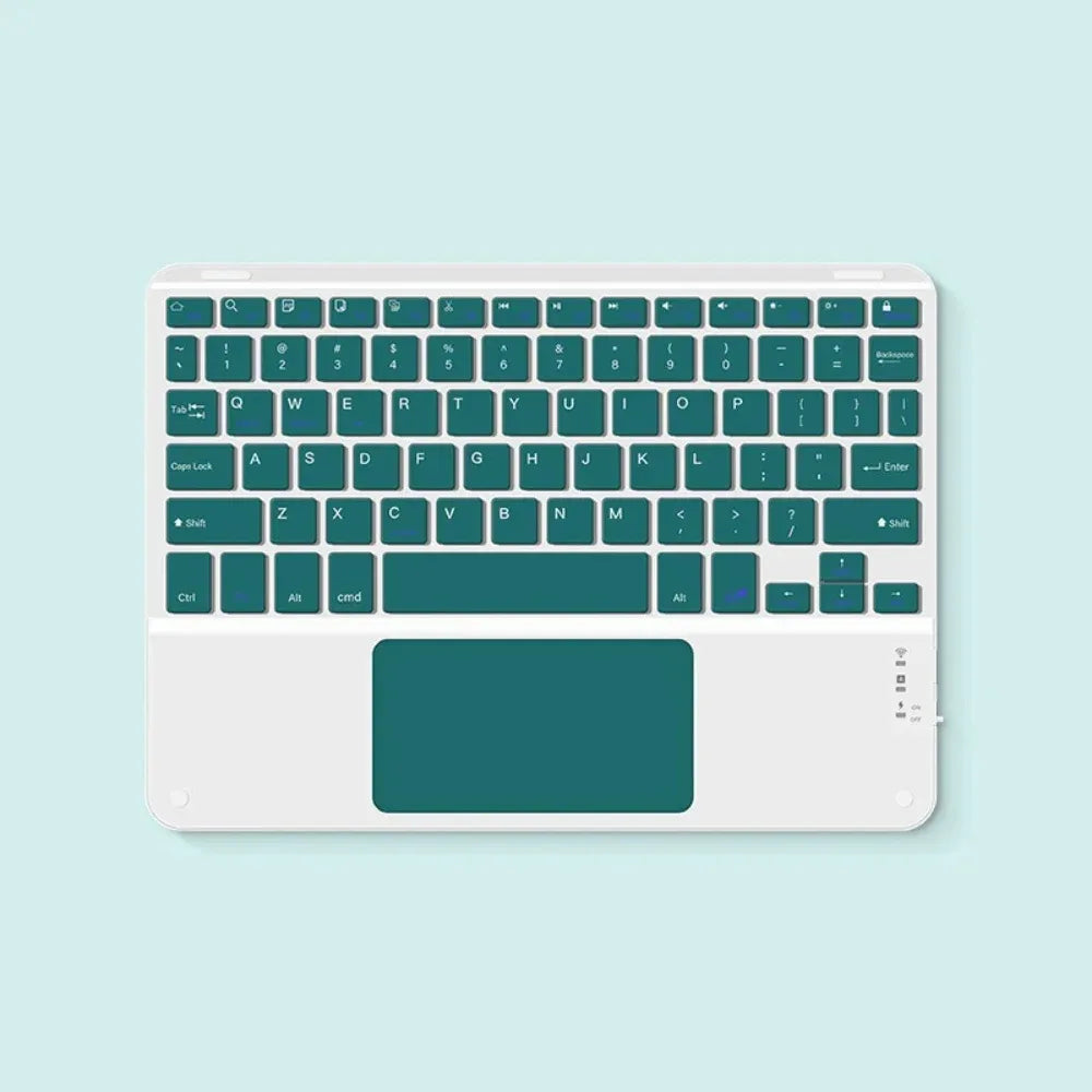 Bluetooth Keyboard 10 Inch For iPad Rechargeable Universal