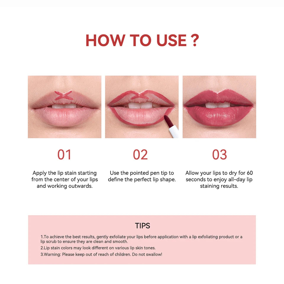 Lakerain Long-lasting Lip Gloss 6 Colors Matte Color Not Easy To Fade Non-stick Cup Silky Lip Gloss Wholesale ship for us
