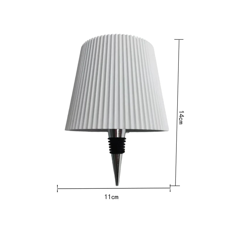 Wireless Touch Control Bottle Lamp with Dimmable Colors - Smarsty