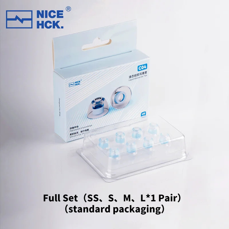 NICEHCK C04 Silicone Eartips for Enhanced Noise Isolation - Smarsty