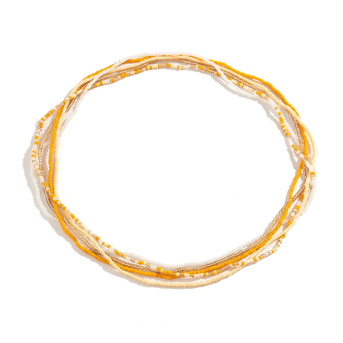 Bohemian Colorful Rice Bead Belly Chain for Women - Smarsty