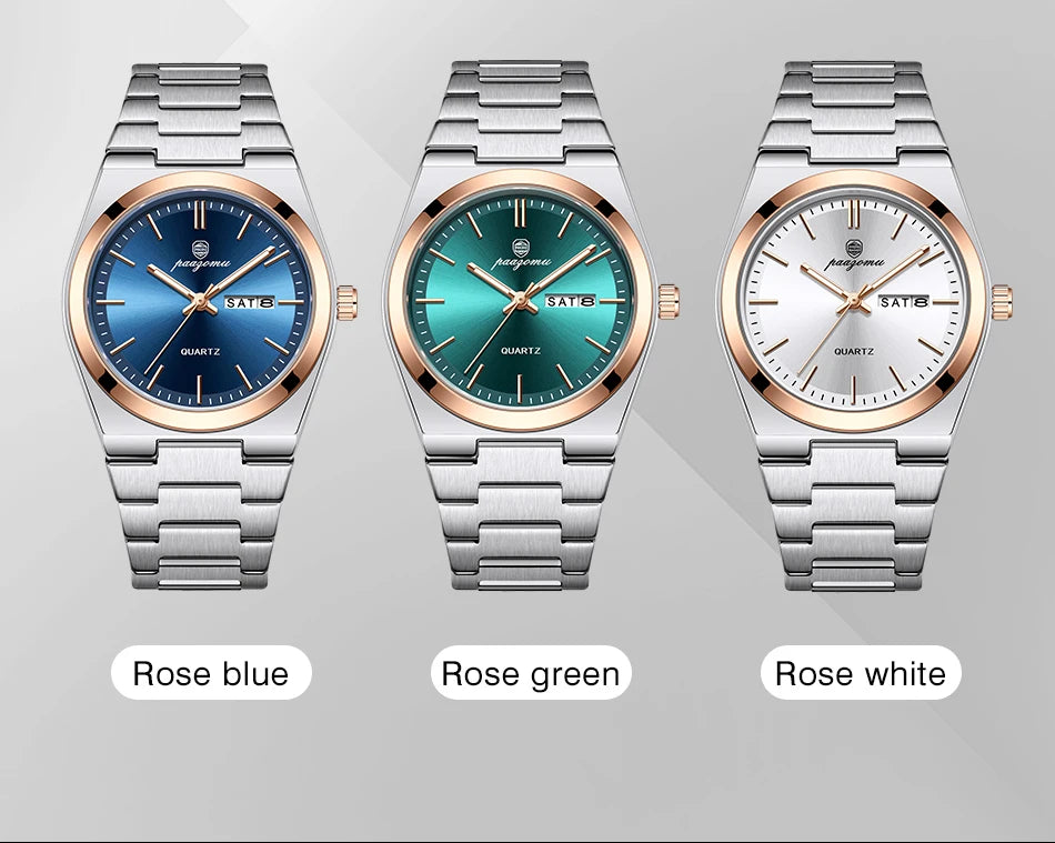 Luxury Waterproof Quartz Men's Watch with Luminous Features - Smarsty