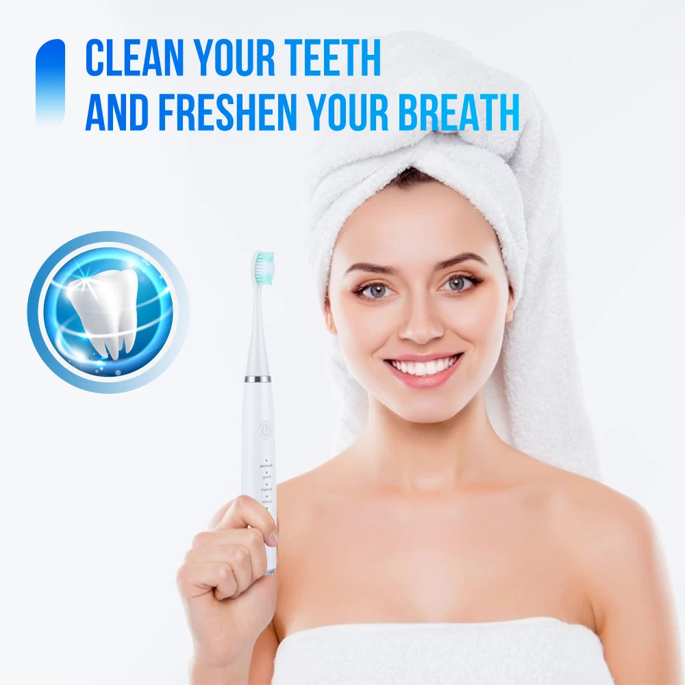 6 in 1 Ultrasonic Dental Cleaner for Effective Plaque Removal - Smarsty