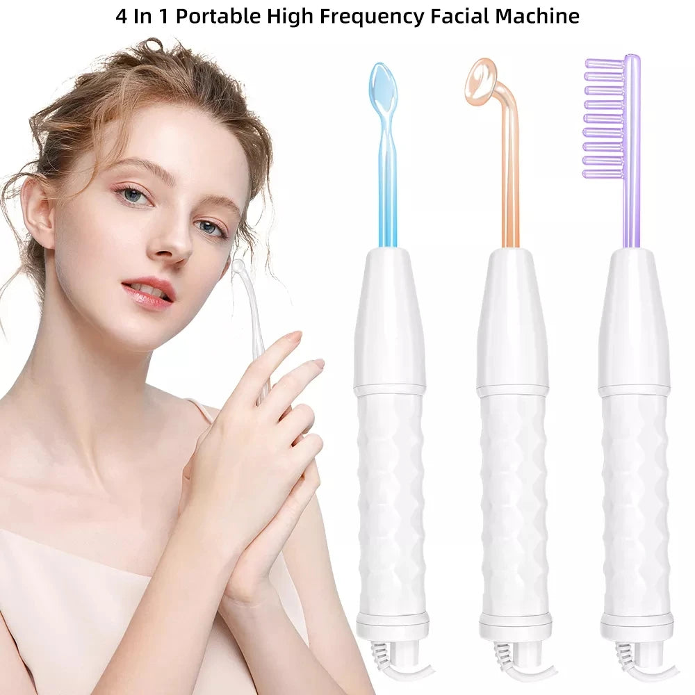 Portable High Frequency Facial Machine for Skin Rejuvenation - Smarsty