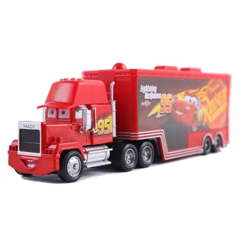 Disney Pixar Cars And Trucks Toy Set The King Cruz Lightning Mcqueen Mike Uncle 1/43 Diecast Model Trucks Toys Gift For Kids by Smarsty