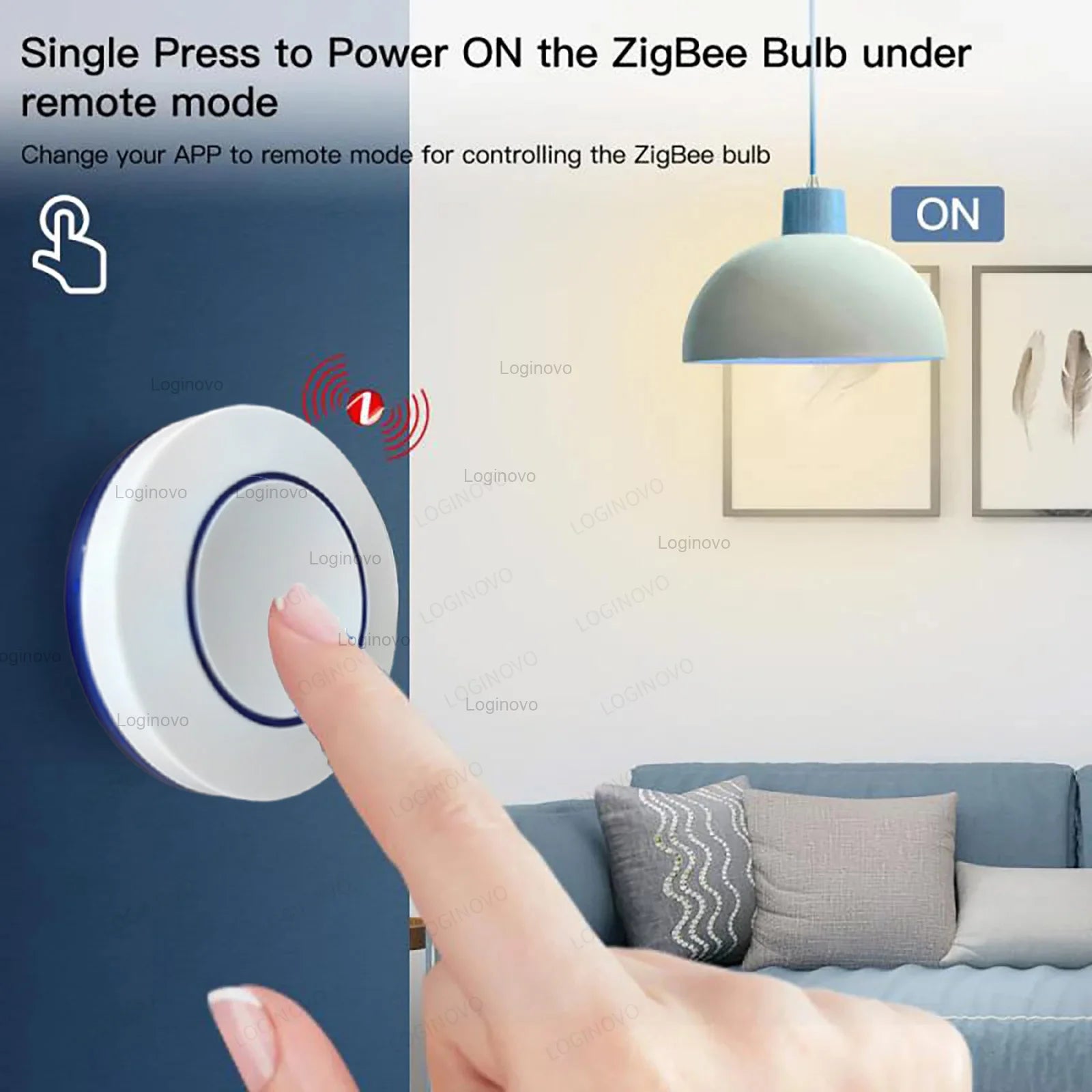 Tuya Zigbee Wireless Scene Switch Remote Controller - Smarsty