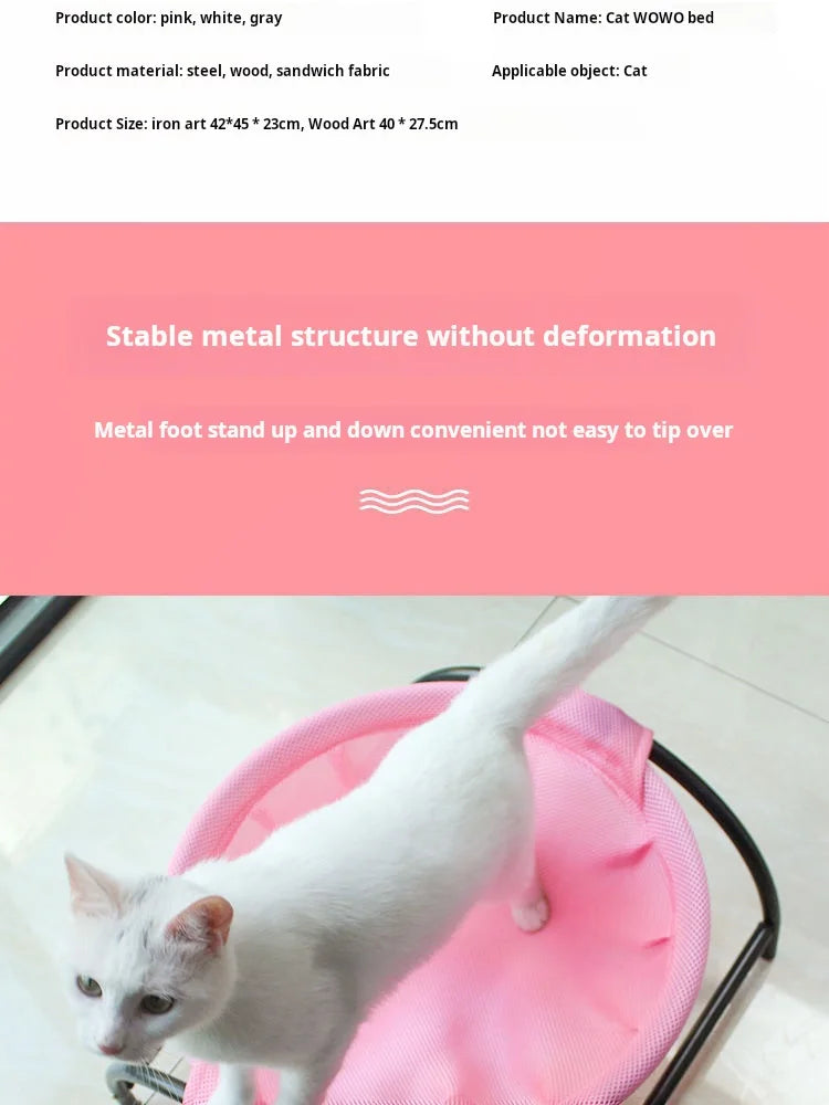 Breathable Cat Hammock Bed for Comfortable Sleeping - Smarsty
