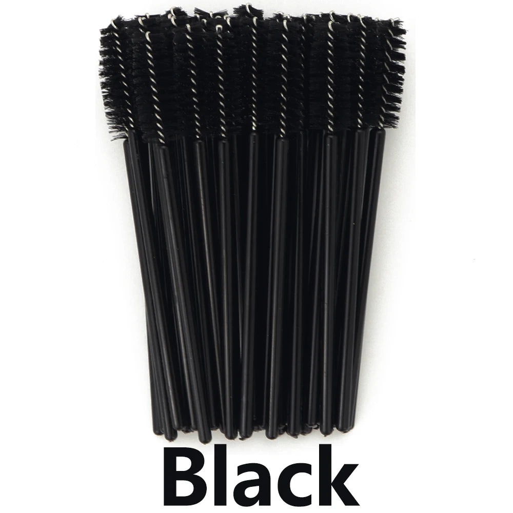 50Pcs Disposable Eyelash Brushes for Makeup Application - Smarsty