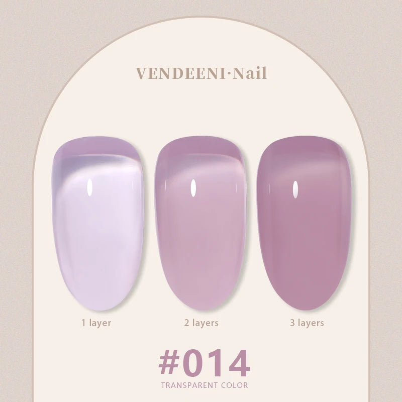 Vendeeni 24 Colors Jelly Gel Nail Polish Set - Smarsty