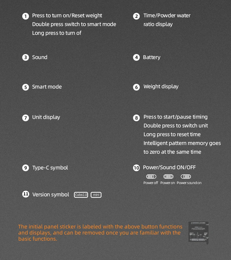 High Precision Digital Coffee Scale with LED Display - Smarsty