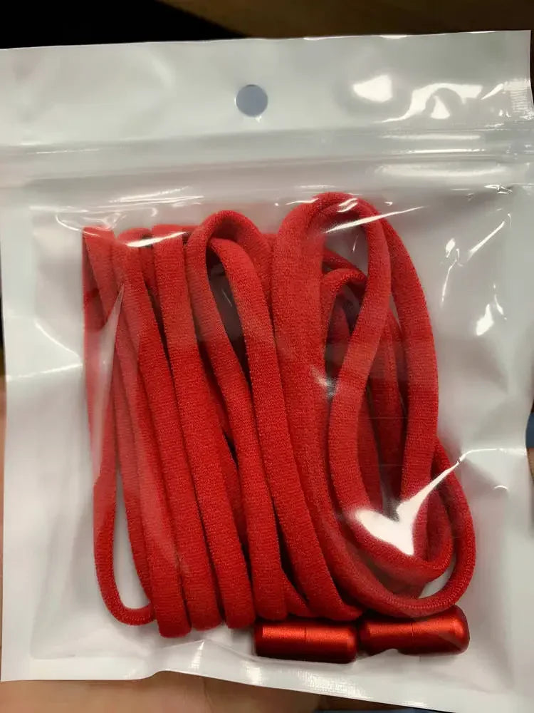 1Pair Elastic Lazy Shoelaces No Tie Shoe Laces Sneakers Flats Shoelaces for Kids Adult Quick Shoelace Fit All Shoes Freeshipping