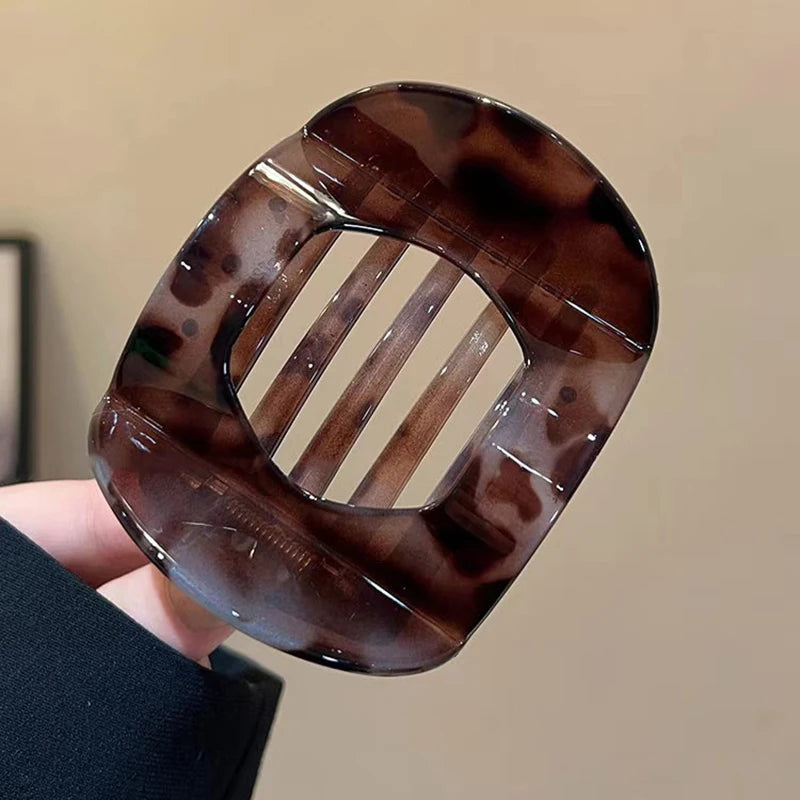 Korean Leopard Acetic Acid Hair Clip for Women - Smarsty