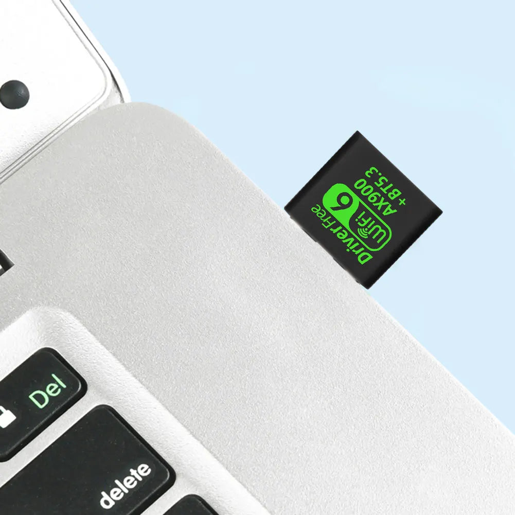 USB WiFi 6 Bluetooth 5.3 Adapter USB WiFi Network Wireless Wlan Receiver Dual Band 2.4/5.8GHz Mini USB WiFi Dongle Driver Free