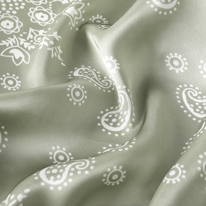 Elegant Silk Floral Hairbands and Neck Scarves - Smarsty