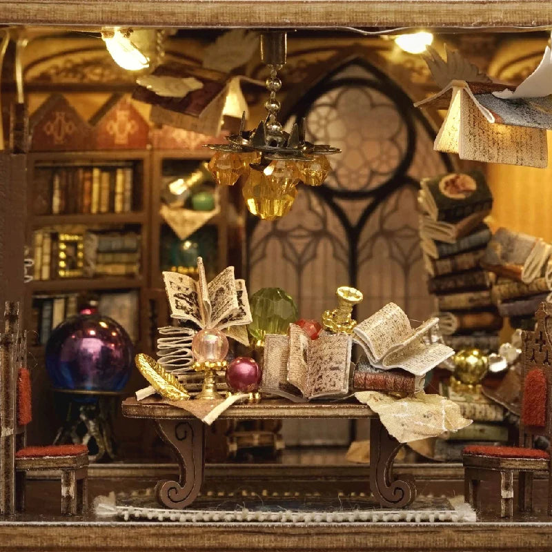 Wooden Miniature Doll House 3D Puzzle Assembly Building Model Kit Small Room Toys Home With Furniture Lighting Wooden Craft Gift by Smarsty