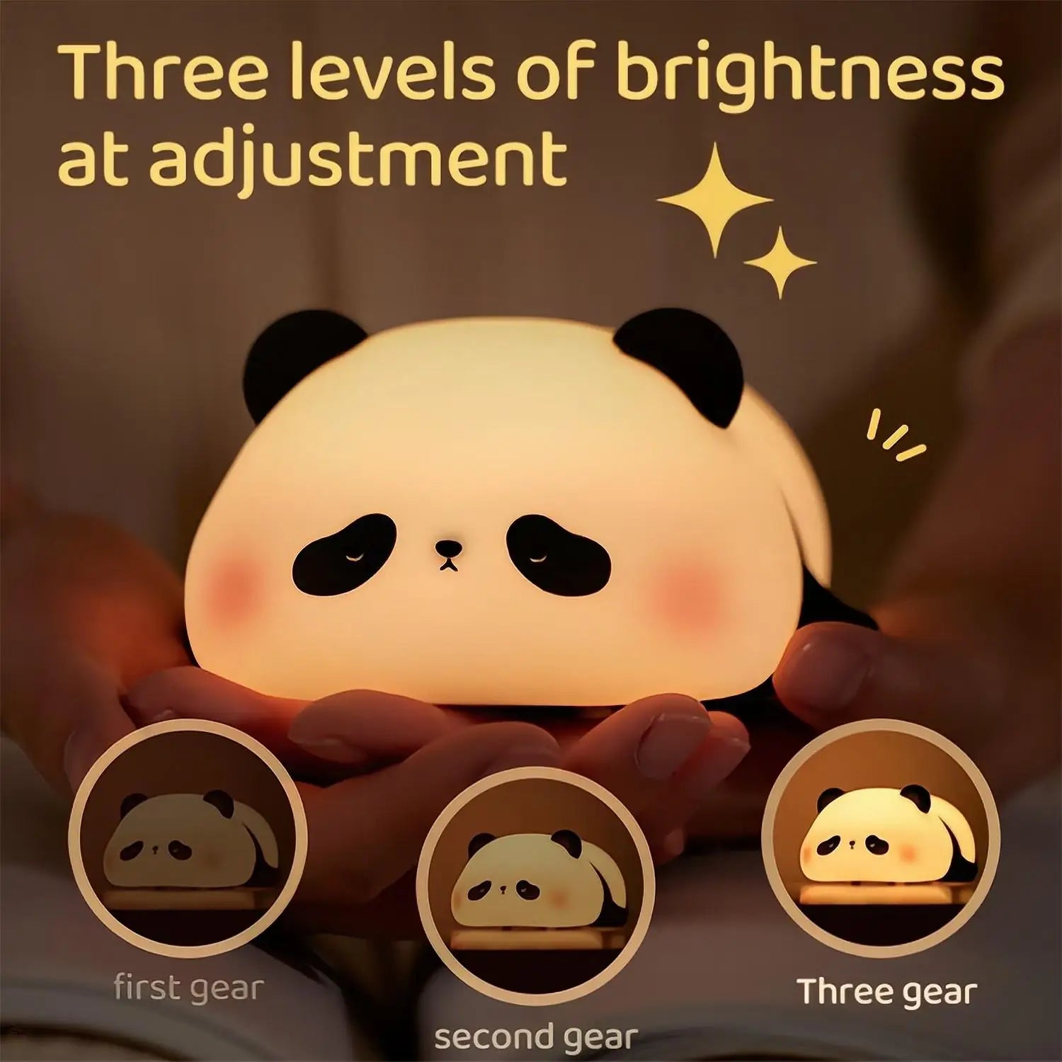 Cute Silicone LED Night Light for Kids Bedroom - Smarsty