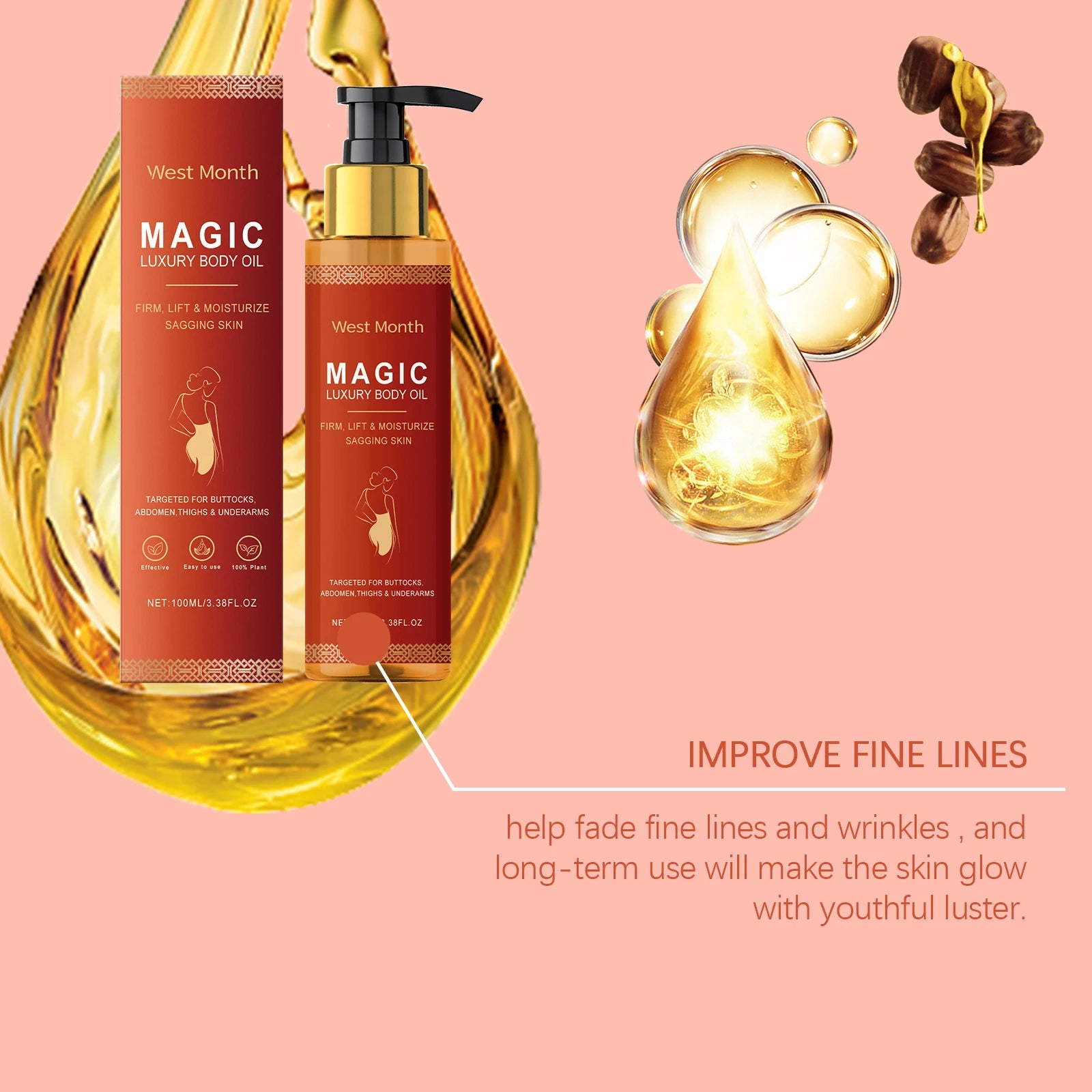 Luxury Body Firming Oil for Deep Moisturizing Skin - Smarsty
