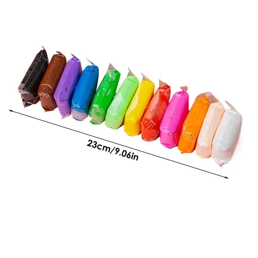 Colored Clay Child Modelling Craft Children Air Dry Clay With Hand Tools Stimulate Kids Early Learning Activities Interactive - Smarsty