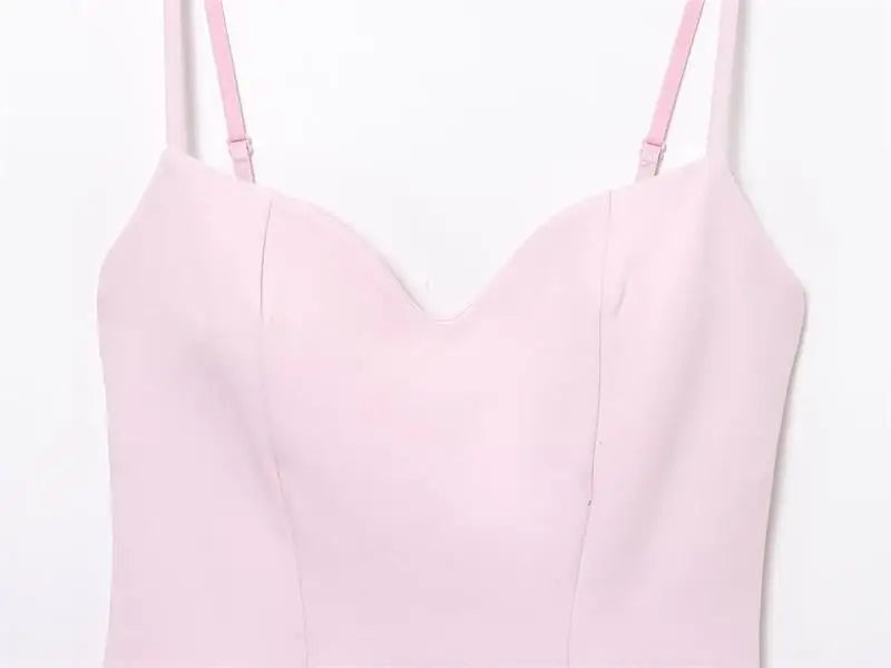 Dresses Summer Women's 2025 New Chic Slim Tube Top Elegant Mini Camisole Women's Dress Street Fashion Youth Holiday Dress - Smarsty