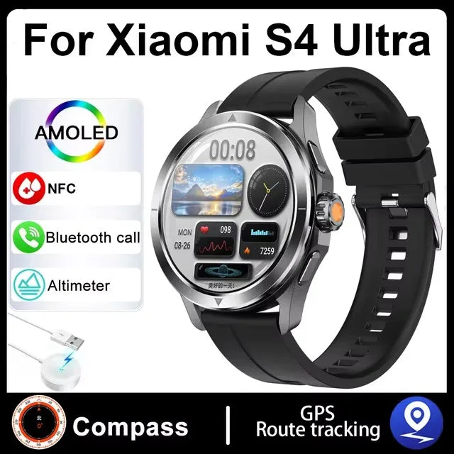 Xiaomi S4 Ultra Smart Watch With GPS Waterproof Sports Features - Smarsty