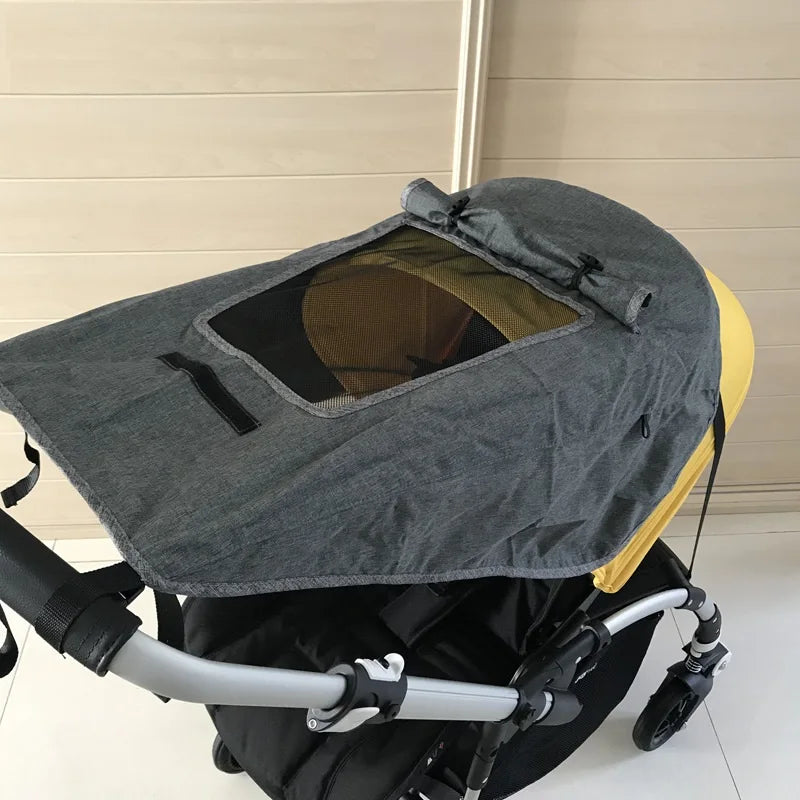 Universal Baby Stroller Accessories Sun Shade UV Protection Sunshade Carriage Canopy Cover for Prams Infants Car Seat Sun Visor by Smarsty