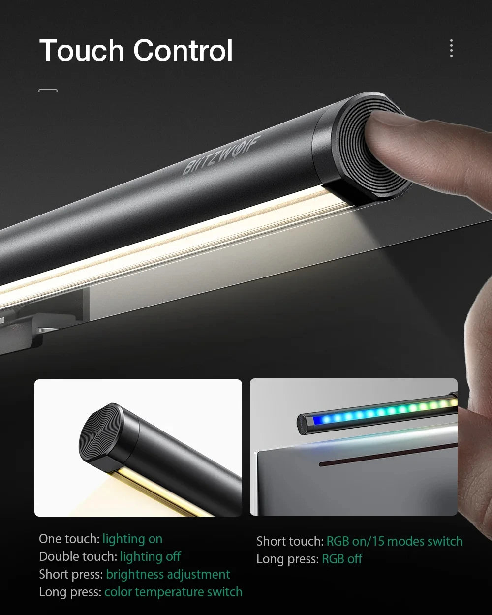 RGB Desktop Atmosphere Light Strip for Eye Protection - Smarsty