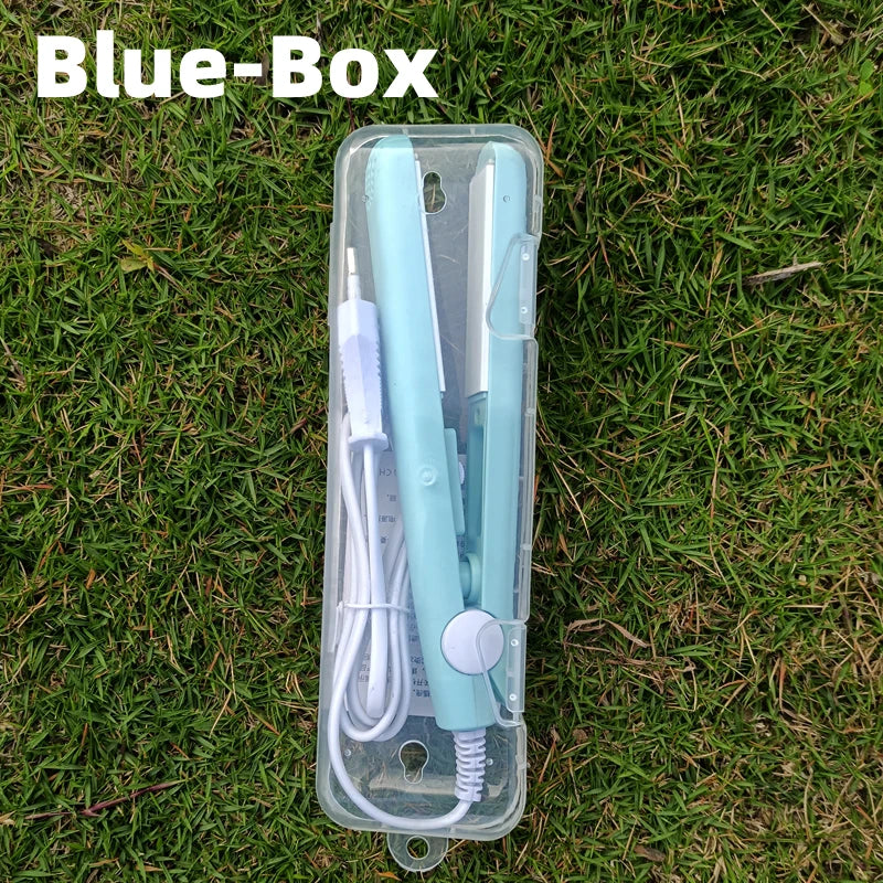 Mini Ceramic Hair Straightener and Curler for Quick Styling - Smarsty