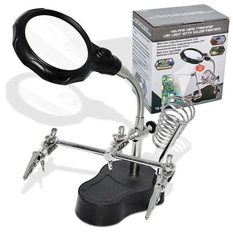 Lighted Magnifying Glass for Mobile Phone Repair - Smarsty