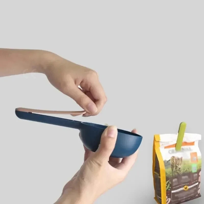 Multifunctional Dog Food Scoop With Sealing Clip - Smarsty